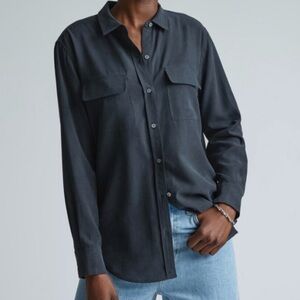 Everlane Washable Silk Relaxed Shirt